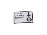 1705669 Decal, 8200# Max Tire Load | JLG